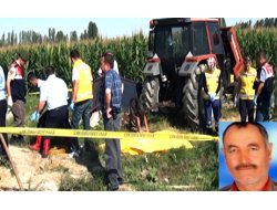 ÇİFTÇİ FECİ ŞEKİLDE CAN VERDİ