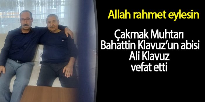 Ali Klavuz vefat etti