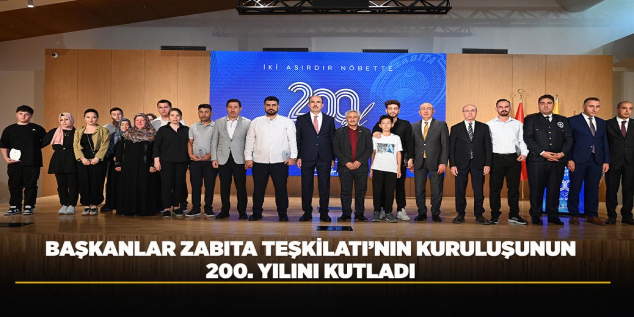 BAŞKANLAR ZABITA TEŞKİLATI’NIN KURULUŞUNUN 200. YILINI KUTLADI