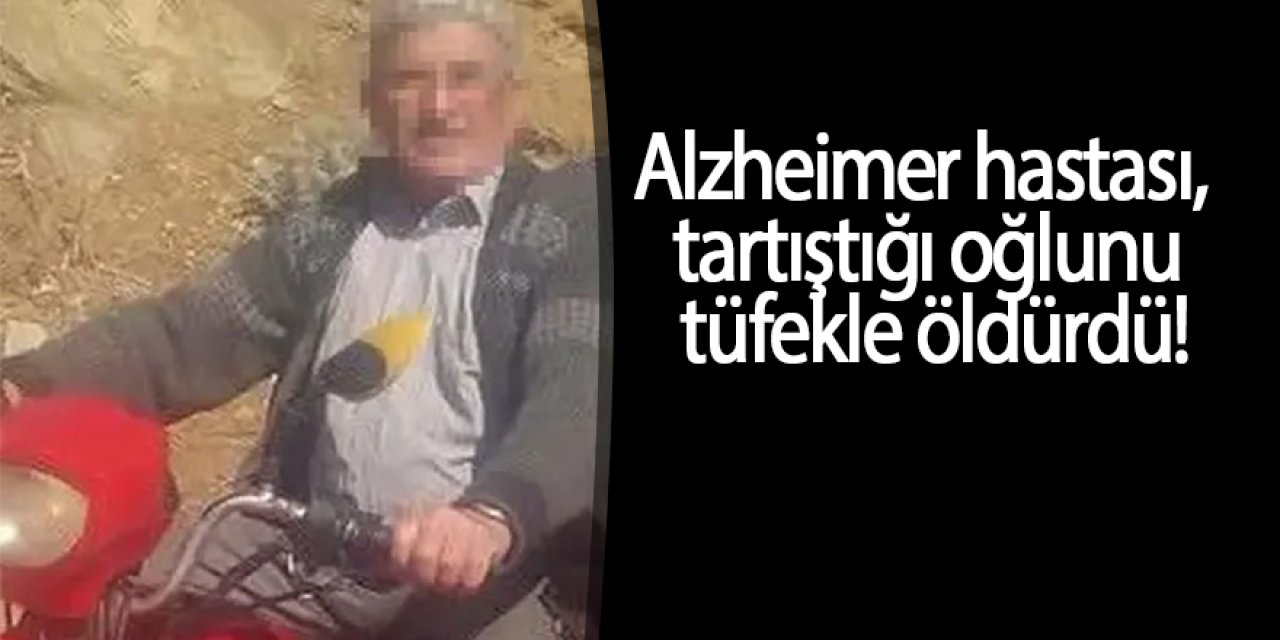 Alzheimer hastası, tartıştığı oğlunu tüfekle öldürdü!