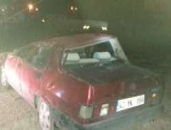 OTOMOBİL TAKLA ATTI 1 ÖLÜ 1 YARALI