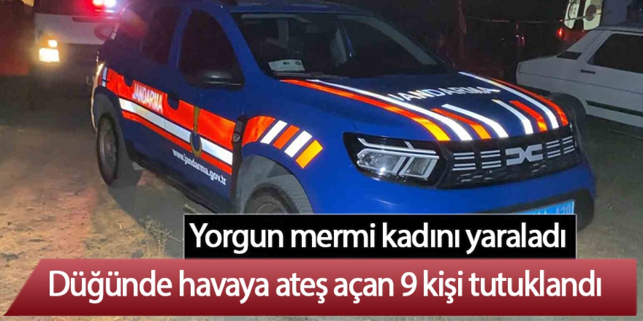 Yorgun mermi kadını yaraladı;