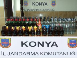 Jandarma Çayhan da Kaçak İçki Ele Geçirdi