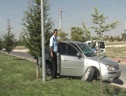 Hastane YolundaTrafik Kazası 1 Yaralı