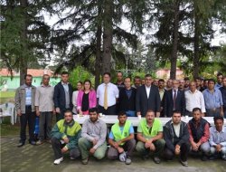 Özgüven, Park ve Bahçeler Müdürlüğü ile Kahvaltıda Buluştu