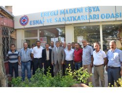 Özgüven Sanayi Esnafı İle Dertleşti