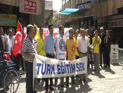 Ereğli’de Görev’den Alınan Müdürler Eylem Yaptı