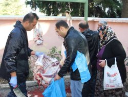 Kurbanlıklar Aşocağında Ücretsiz Kesildi