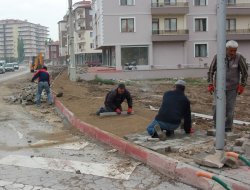 Kaldırım Çalışmaları Hız Kesmiyor