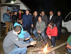 Başkan Akyürek Ermenek’teki Madende İncelemelerde Bulundu