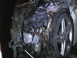 Koyun Sürüsüne Otomobil Daldı 38 Koyun Telef Oldu