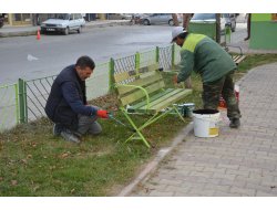 Parkların Bakımı Yapılıyor