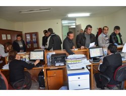 Belediye Mali Hizmetler Müdürlüğü Hafta Sonu Mesaisinde