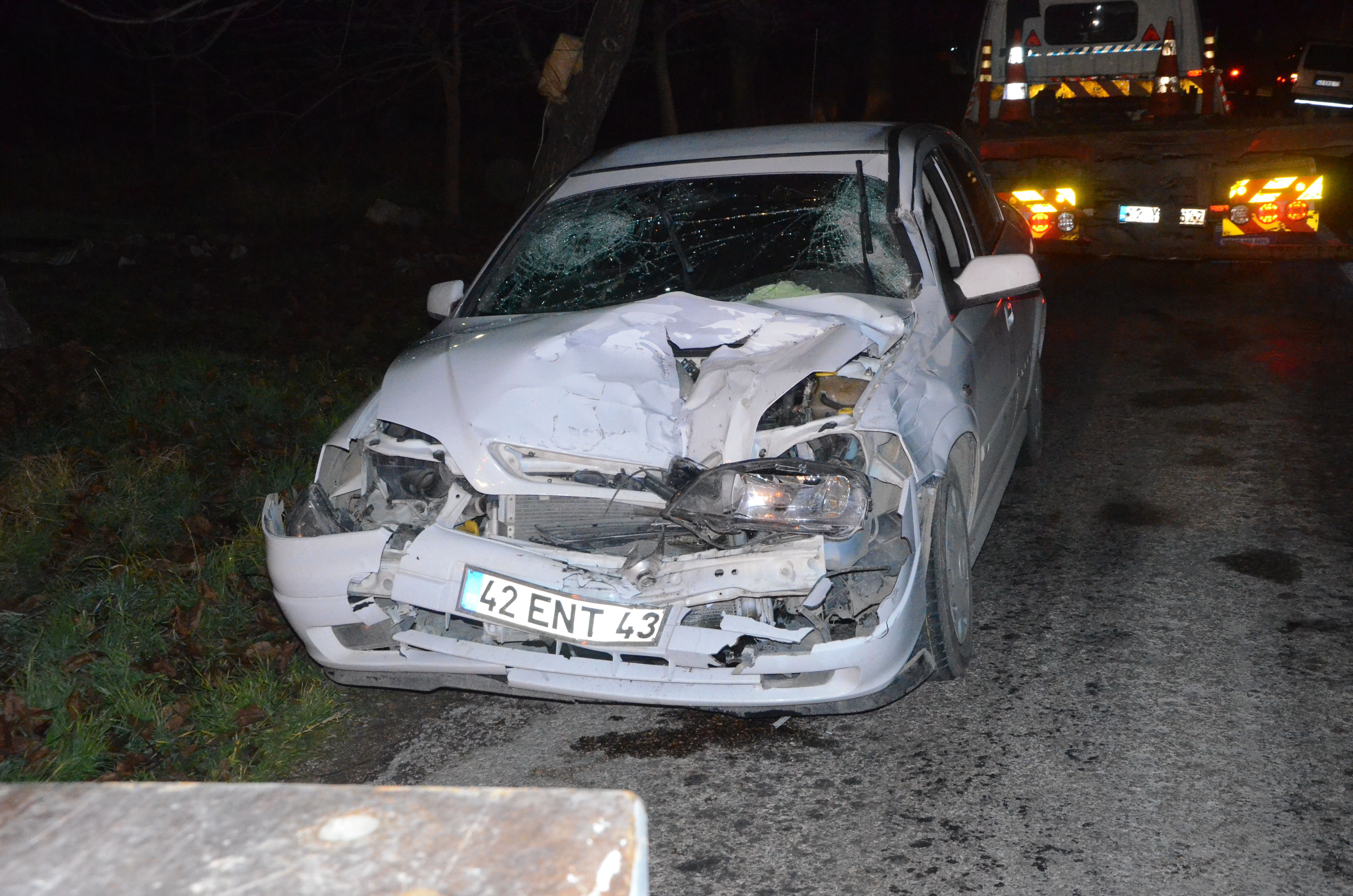 Halkapınar Yolunda Trafik Kazası 1 Ağır3 Yaralı