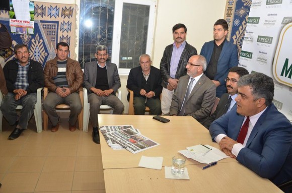 Başkan Özgüven Mahallelere Çıkarma Yaptı