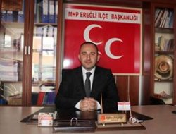 MHP Ereğli İlçe Başkanı Aksoy’dan Basın Açıklaması