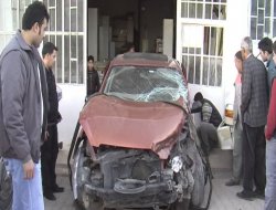 Sanayi Yolunda Trafik Kazası  1 Yaralı