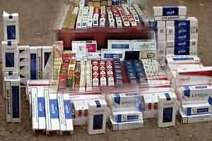 Karapınar da Kaçak Sigara Ele Geçirildi