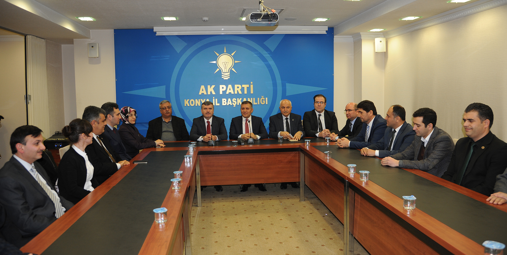 Belediye Başkanlarından İl Teşkilatına Hayırlı Olsun Ziyareti