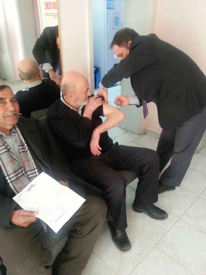 Umreye Gidecek Vatandaşlara Aşıları Yapıldı