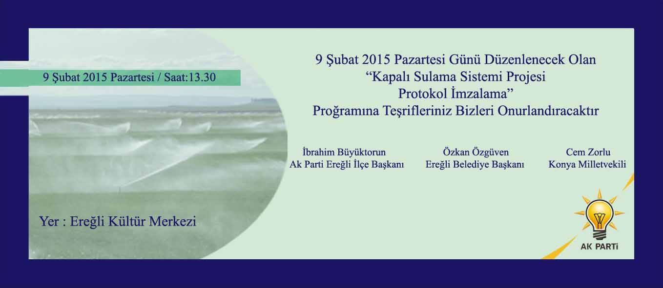 Tüm Ereğli Halkı Davetlidir